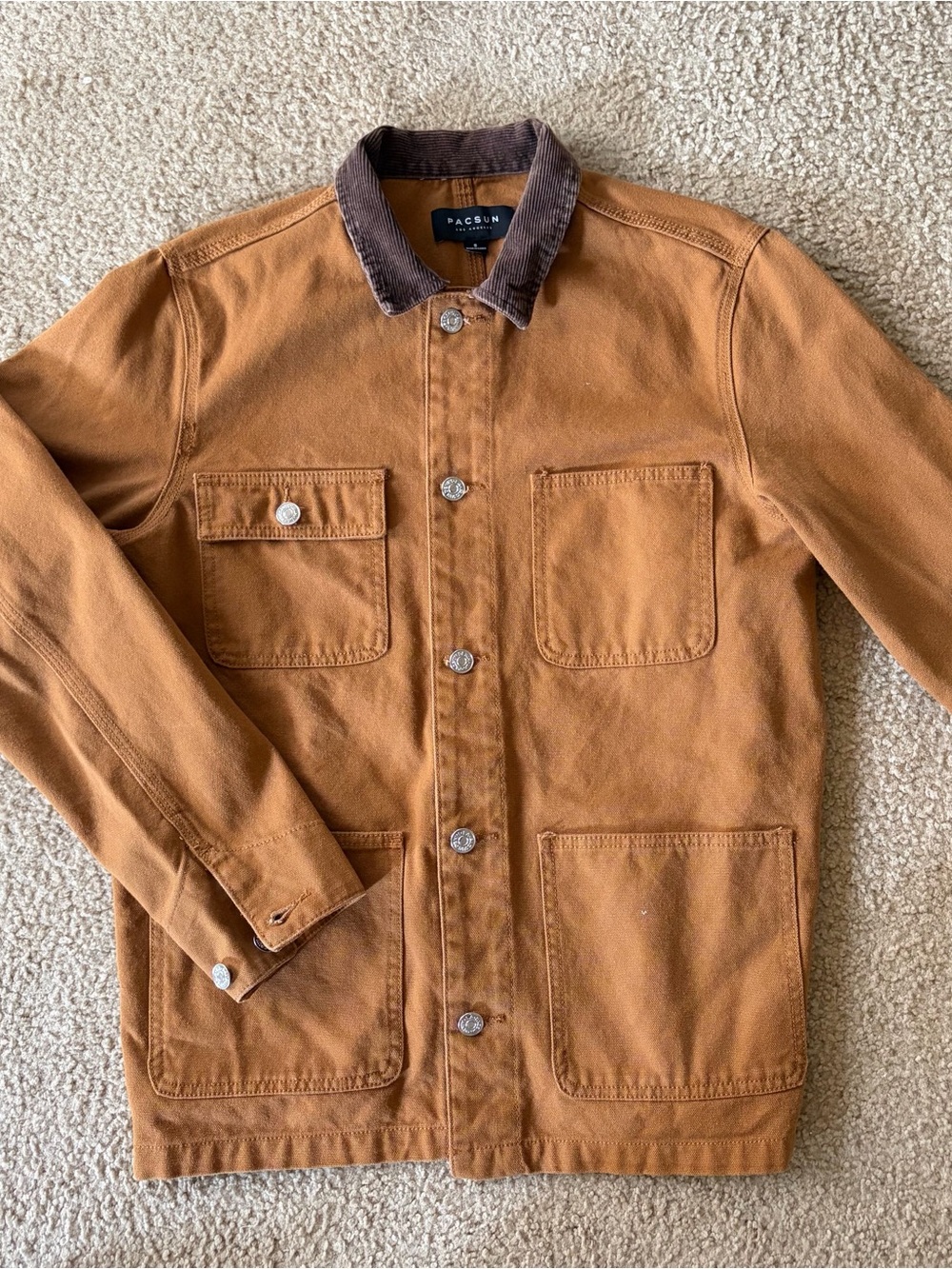PacSun Men's Brown Workwear Jacket